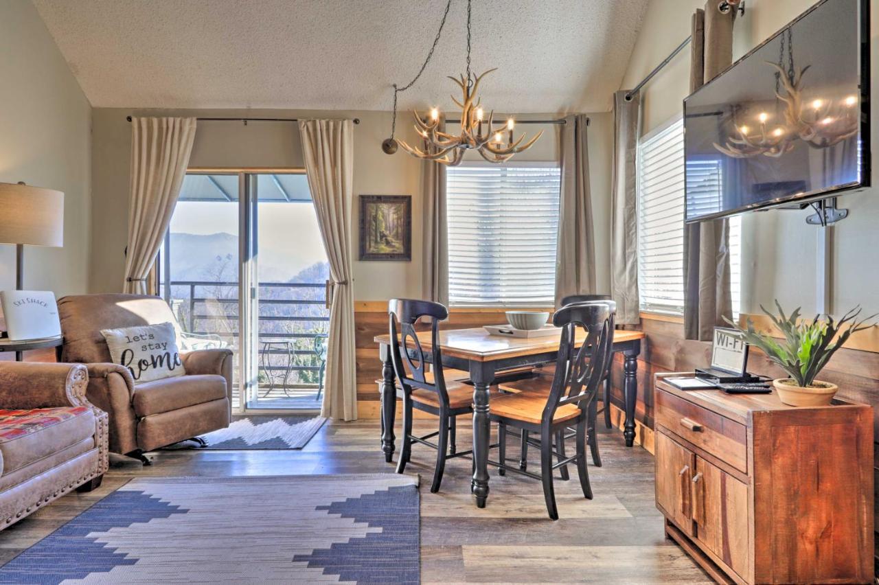 Unique Smokies Ski Shack With Mountain-Top View Gatlinburg Exterior foto