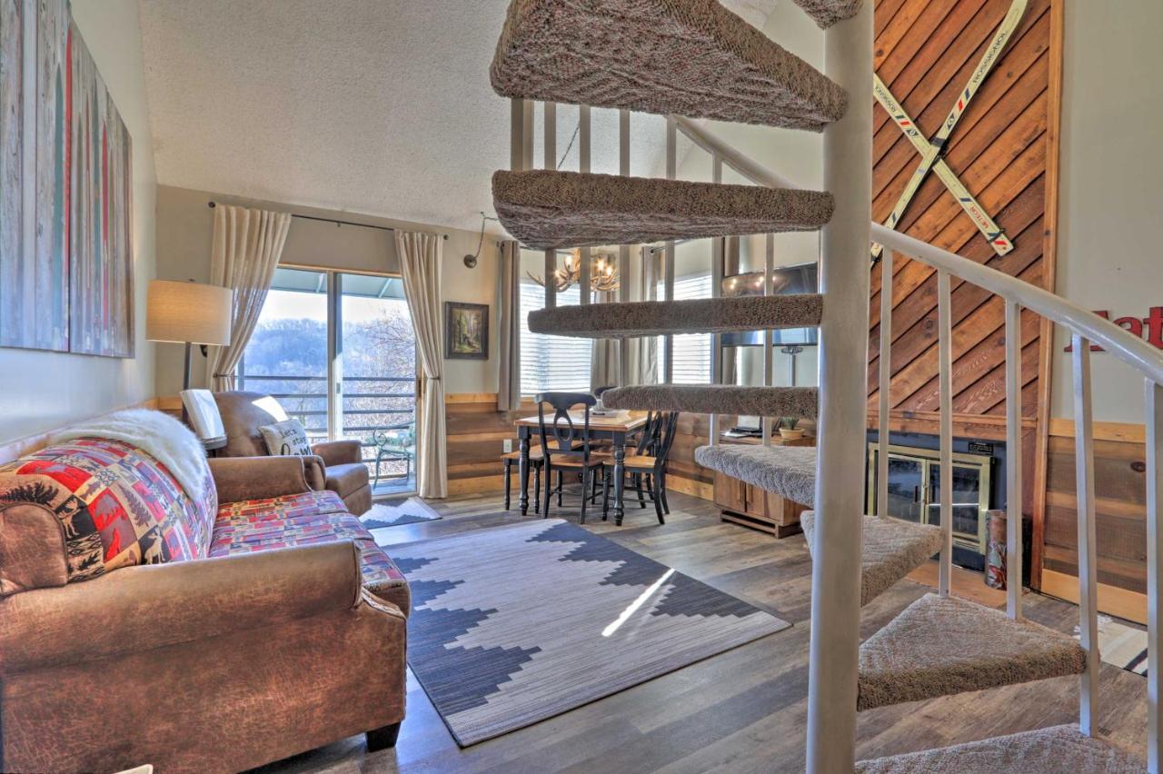 Unique Smokies Ski Shack With Mountain-Top View Gatlinburg Exterior foto